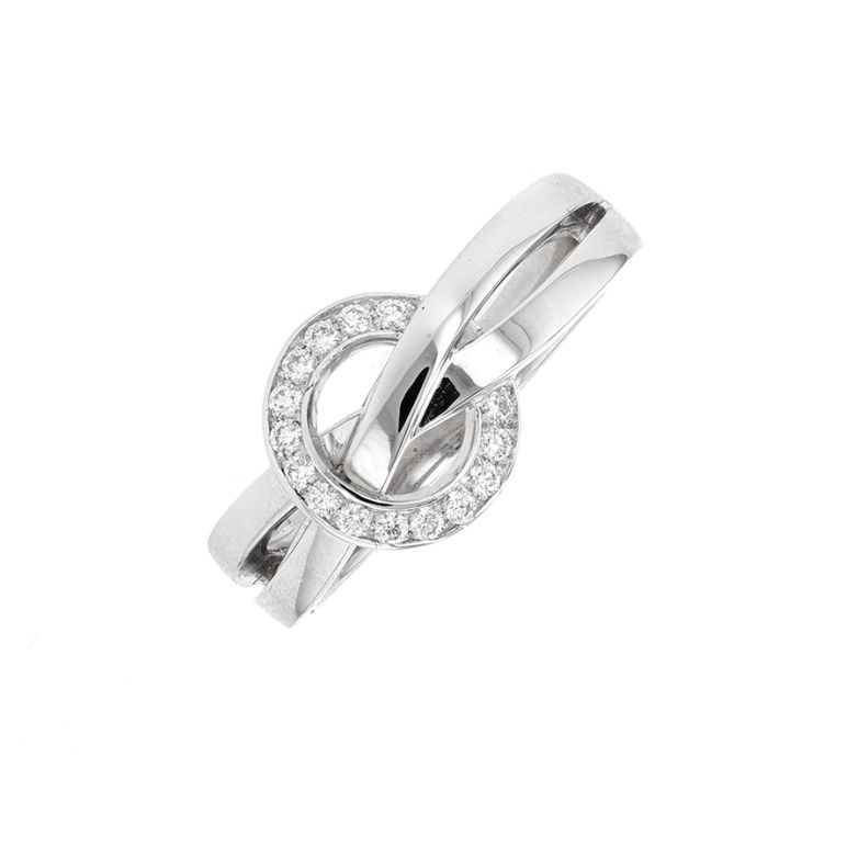 Bague diamants 0.15 carat or blanc 5.99g Comme neuf -  reconditionné disponible sur Gemme Les Bijoux